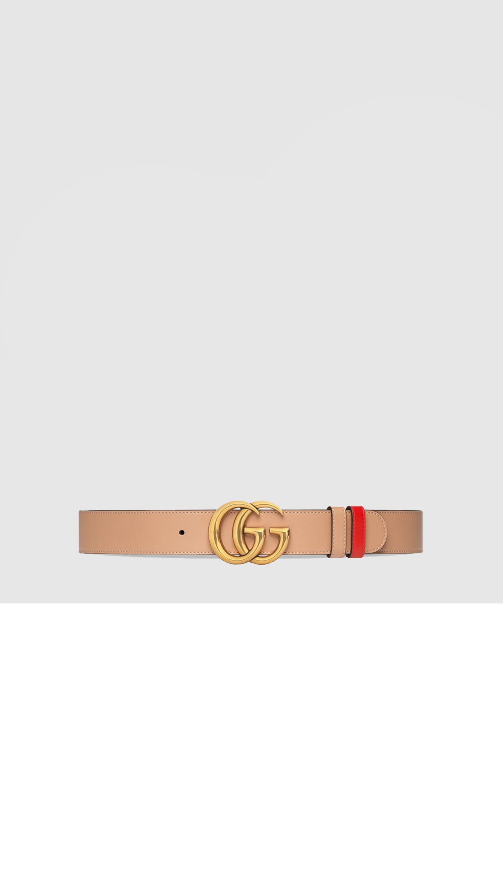 구찌 GG 마몽 리버서블 와이드 벨트 659416