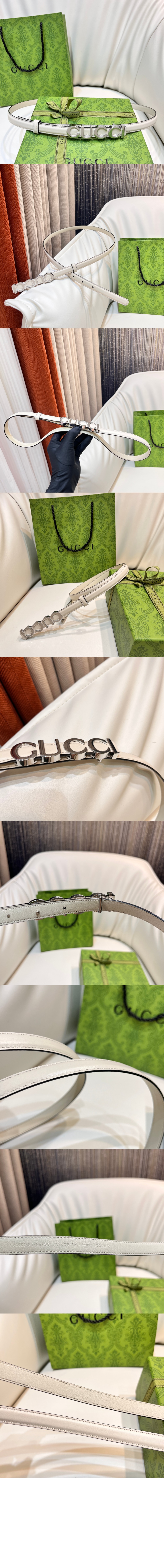 구찌 버클 씬 벨트 751602