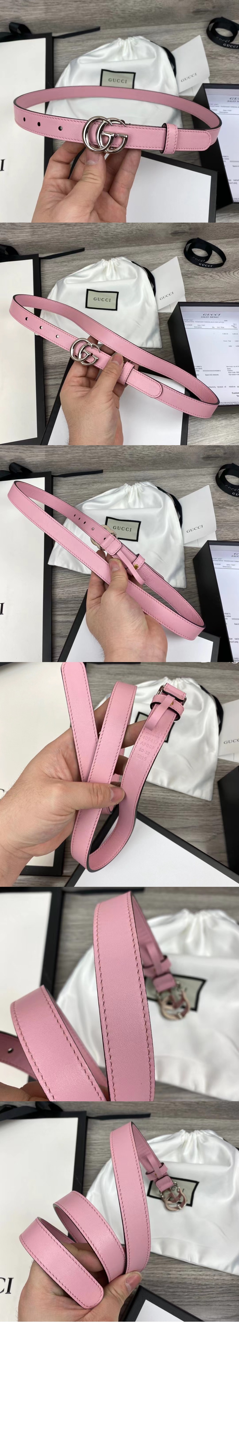 구찌 GG 마몽 씬 벨트 409417