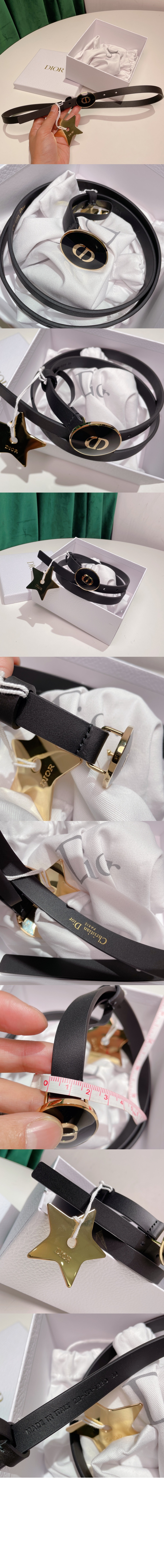 디올 소가죽 벨트 B0106