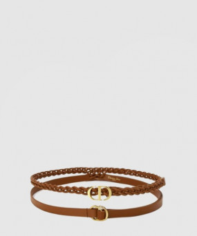 디올 부드러운 소가죽 벨트 B0088