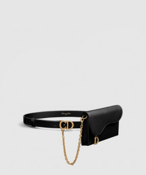 디올 안장 탈착식 파우치 벨트 B0454