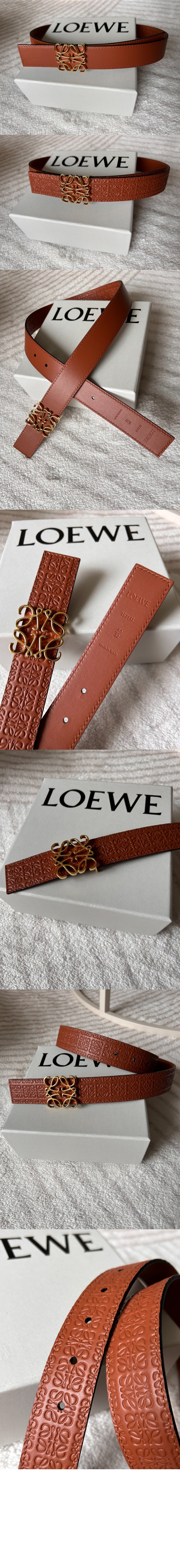 로에베 리버서블 애너그램 벨트