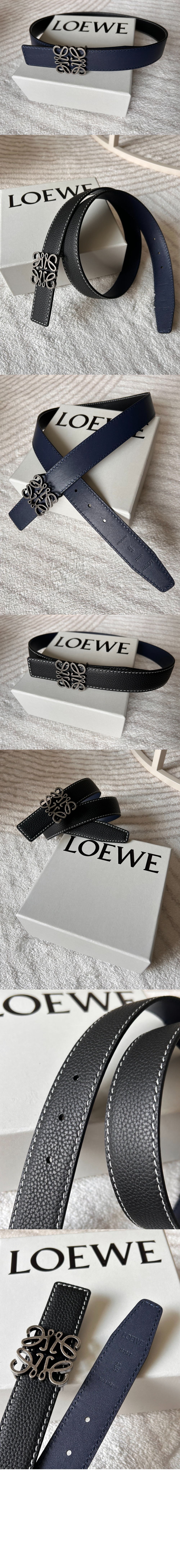로에베 리버서블 애너그램 벨트