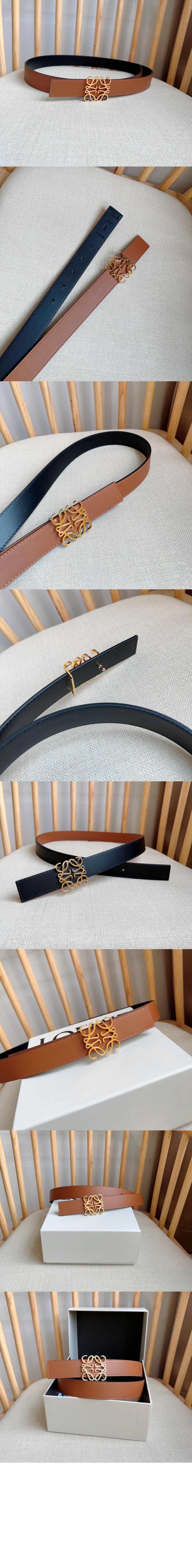 로에베 리버서블 애너그램 벨트