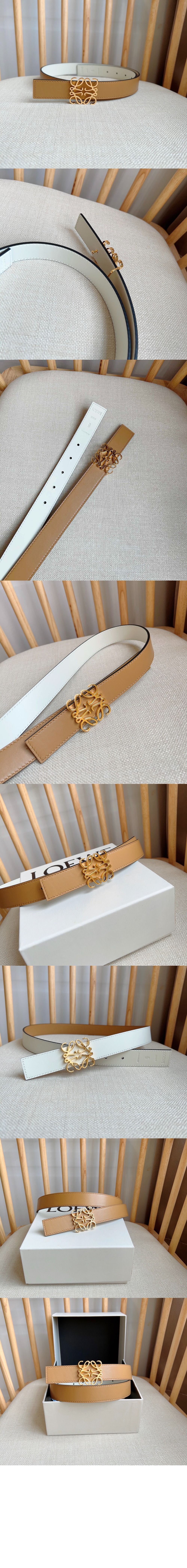 로에베 리버서블 애너그램 벨트