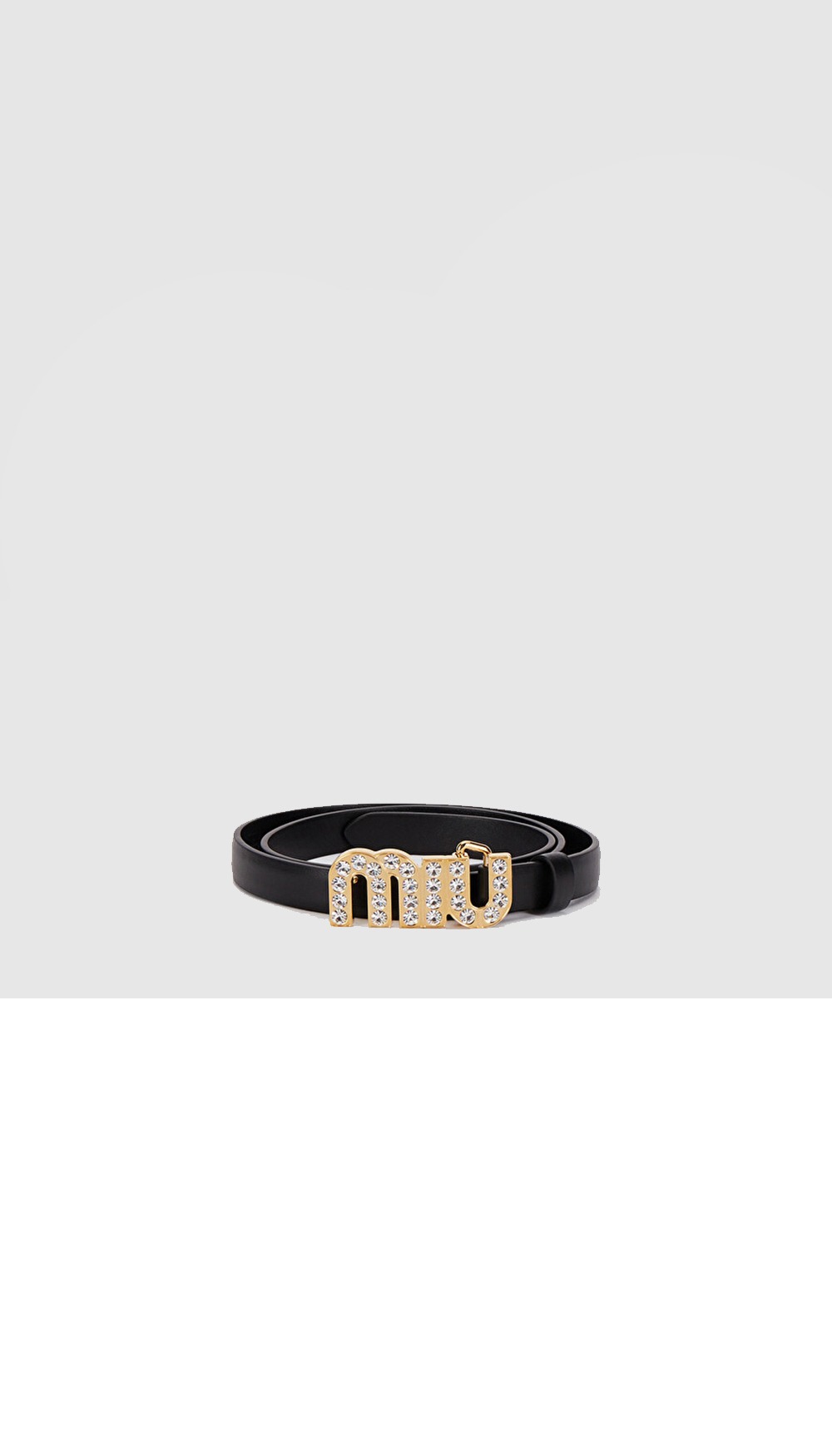 미우미우 가죽 벨트 5CC404