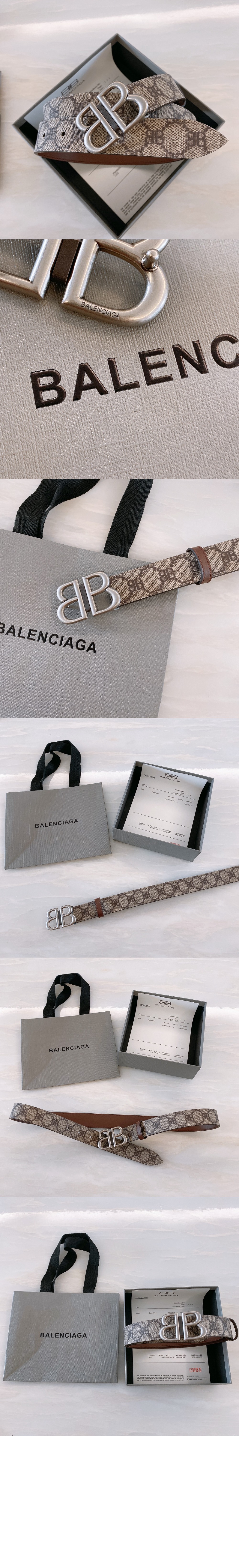 발렌시아가 BB 벨트 416112