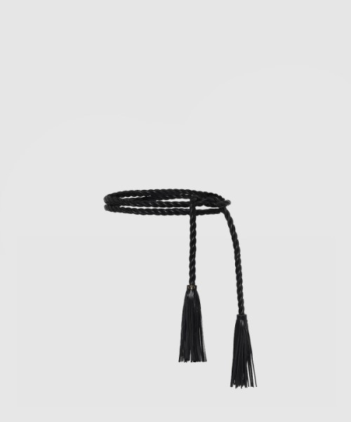 발렌티노 로프 웨빙 랩 벨트