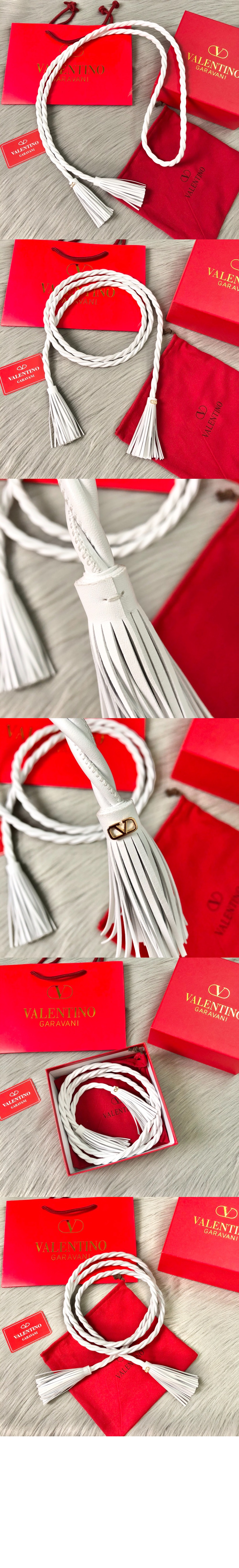 발렌티노 로프 웨빙 랩 벨트