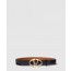 브이로고 볼드 에디션 유광 송아지 가죽 벨트