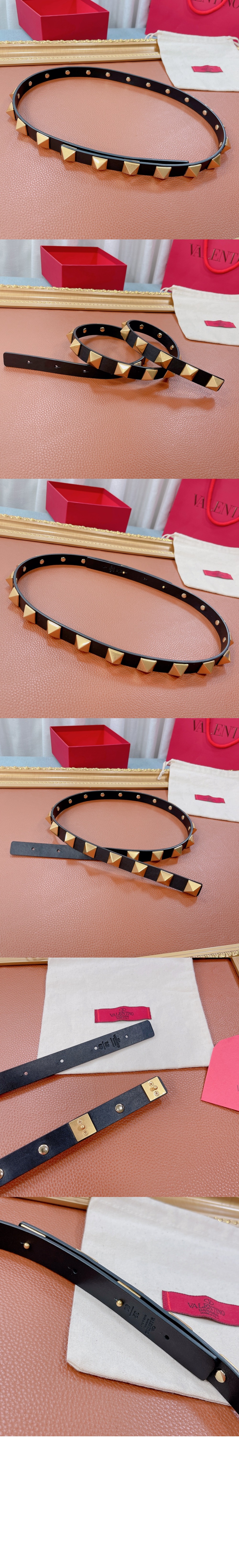 양면 소가죽 리벳 벨트