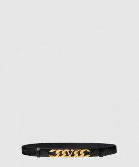 발렌티노 브이로그 체인 송아지 가죽 벨트