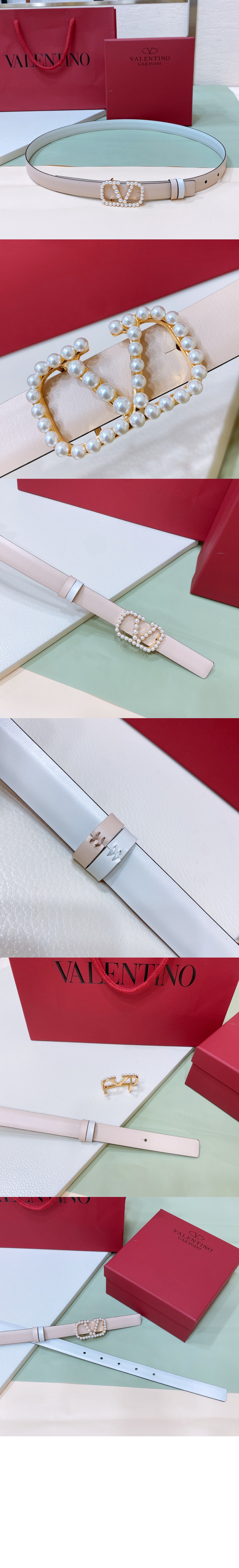 발렌티노 브이로고 리버서블 벨트