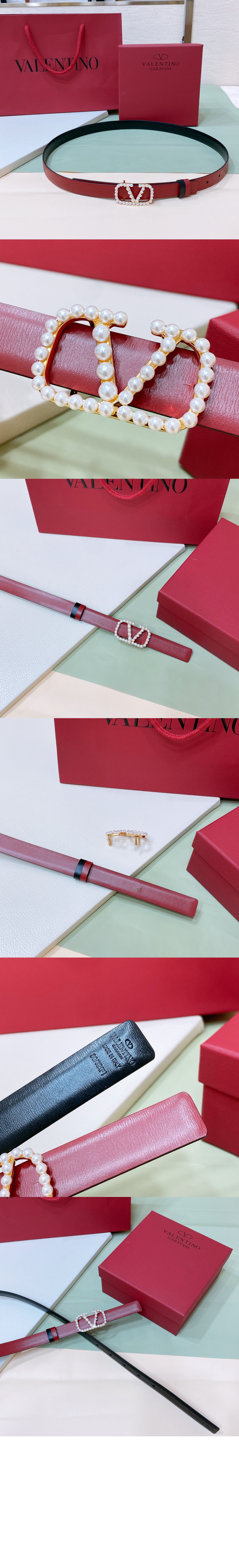 발렌티노 브이로고 리버서블 벨트