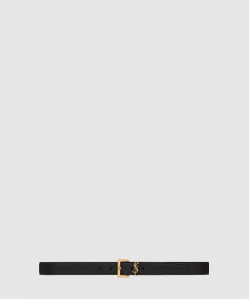 생로랑 모노그램 토고레더 벨트 634440