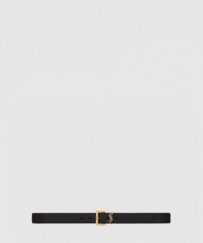 생로랑 모노그램 토고레더 벨트 634440