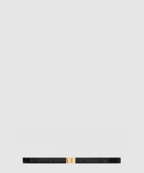 생로랑 크로커다일 엠보스드 가죽 소재의 벨트 7158711