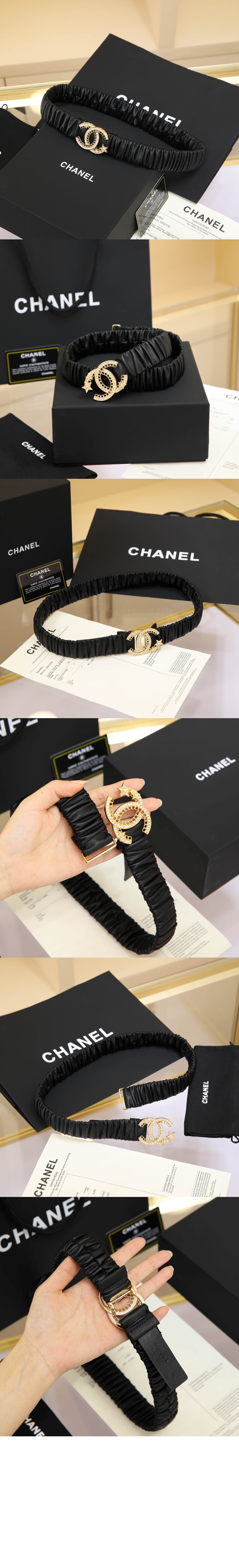 샤넬 로고벨트 드릴벨트 AA9929