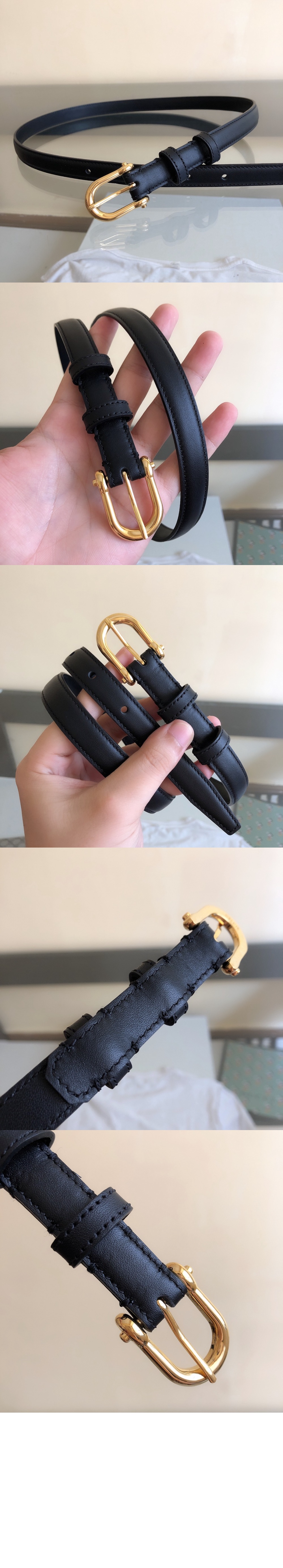 셀린느 카프스킨 벨트 45AIC3