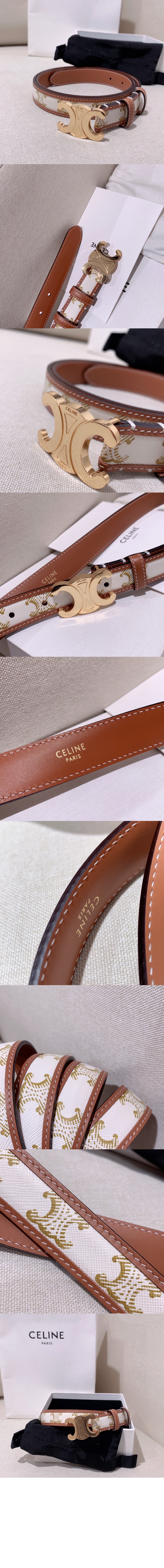 셀린느 미듐 트리오페 벨트 45B422