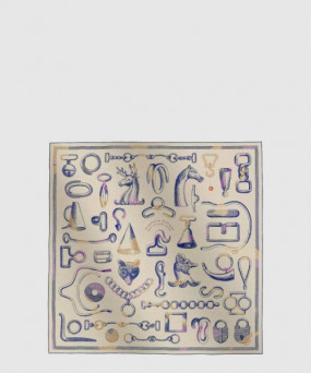 에르메스 Inventaire Poetique pour un Conte Sellier 스카프 90