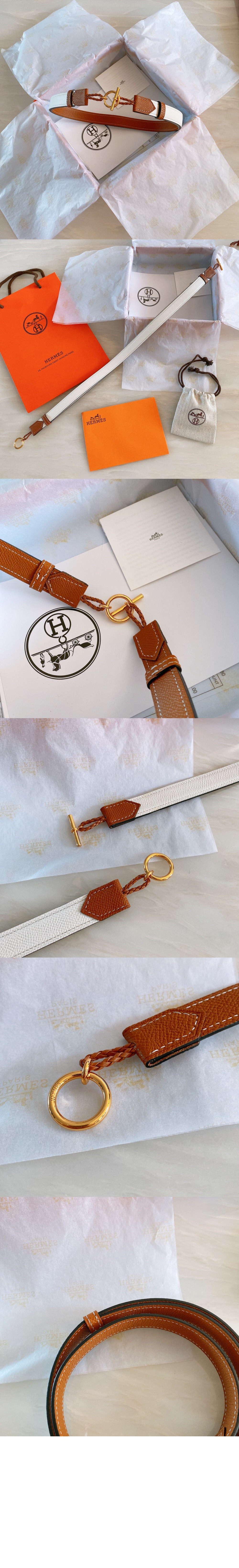 에르메스 바보드 리버서블 벨트