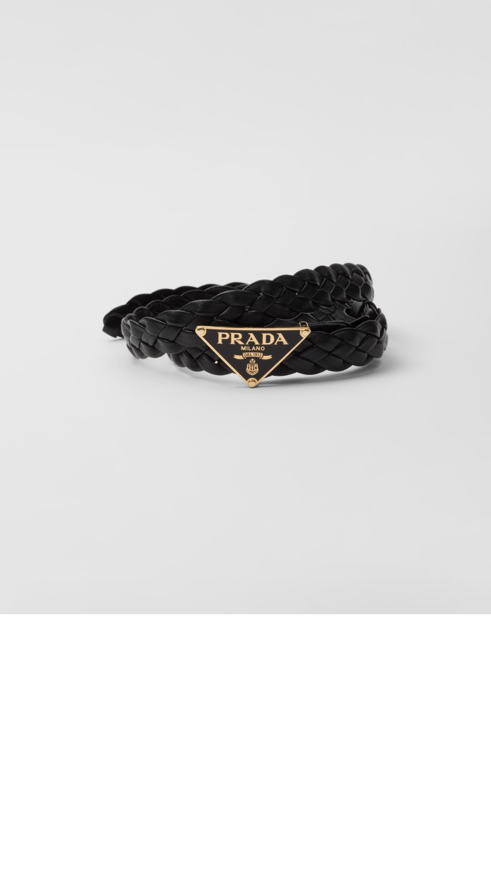 프라다 나파 가죽 벨트 1CS112