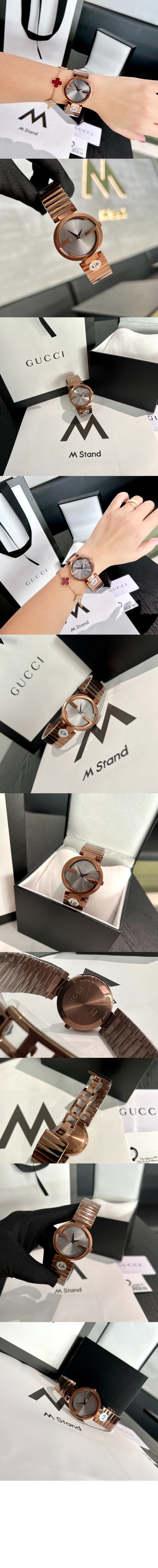 구찌 인터로킹 워치 37 133317