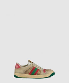 구찌 스크리너 가죽 스니커즈 570443