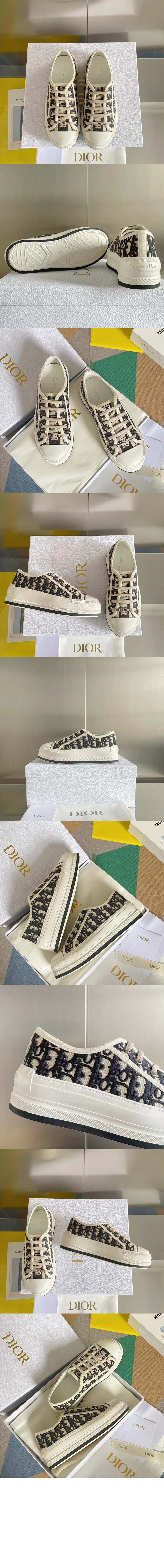 디올 워크앤디올 플랫폼 스니커즈 KCK38