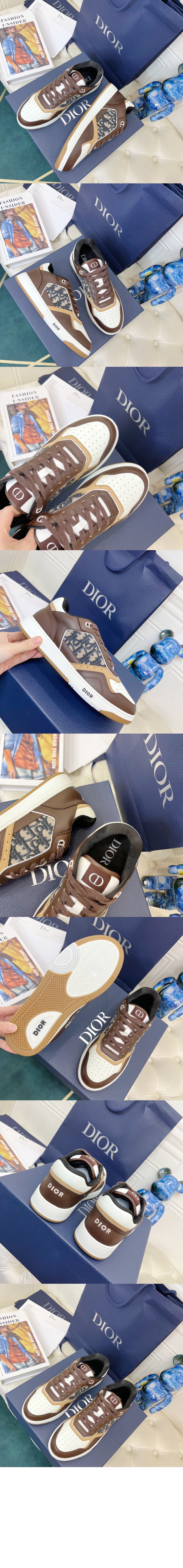 디올 B27 하이탑 스니커즈 3SN27