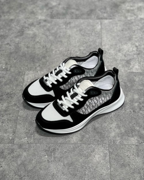 디올 B25 러너 스니커즈 - 블랙