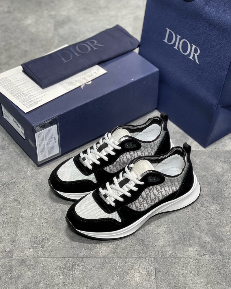 디올 B25 러너 스니커즈 - 블랙