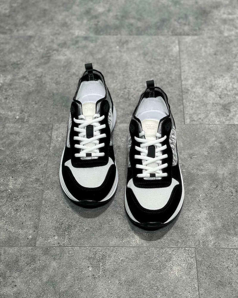 디올 B25 러너 스니커즈 - 블랙