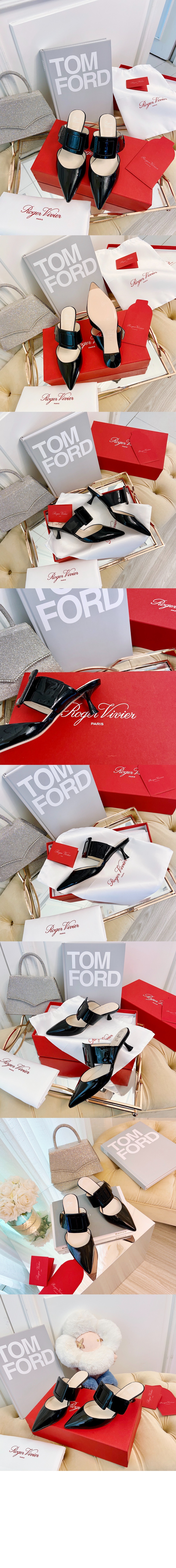 로저비비에 에나멜 뮬 5433