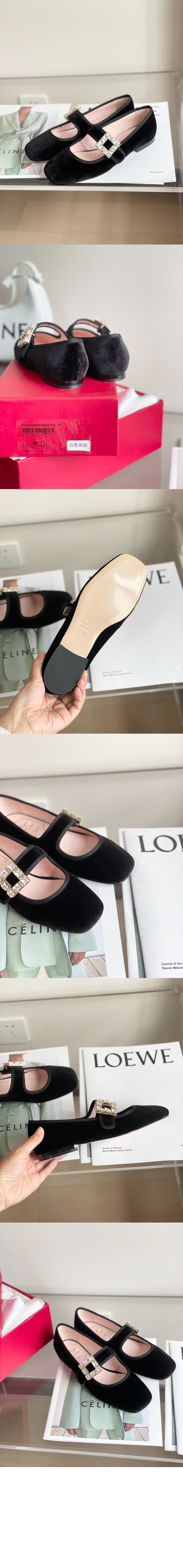 로저비비에 버클 베이비 플랫 4493