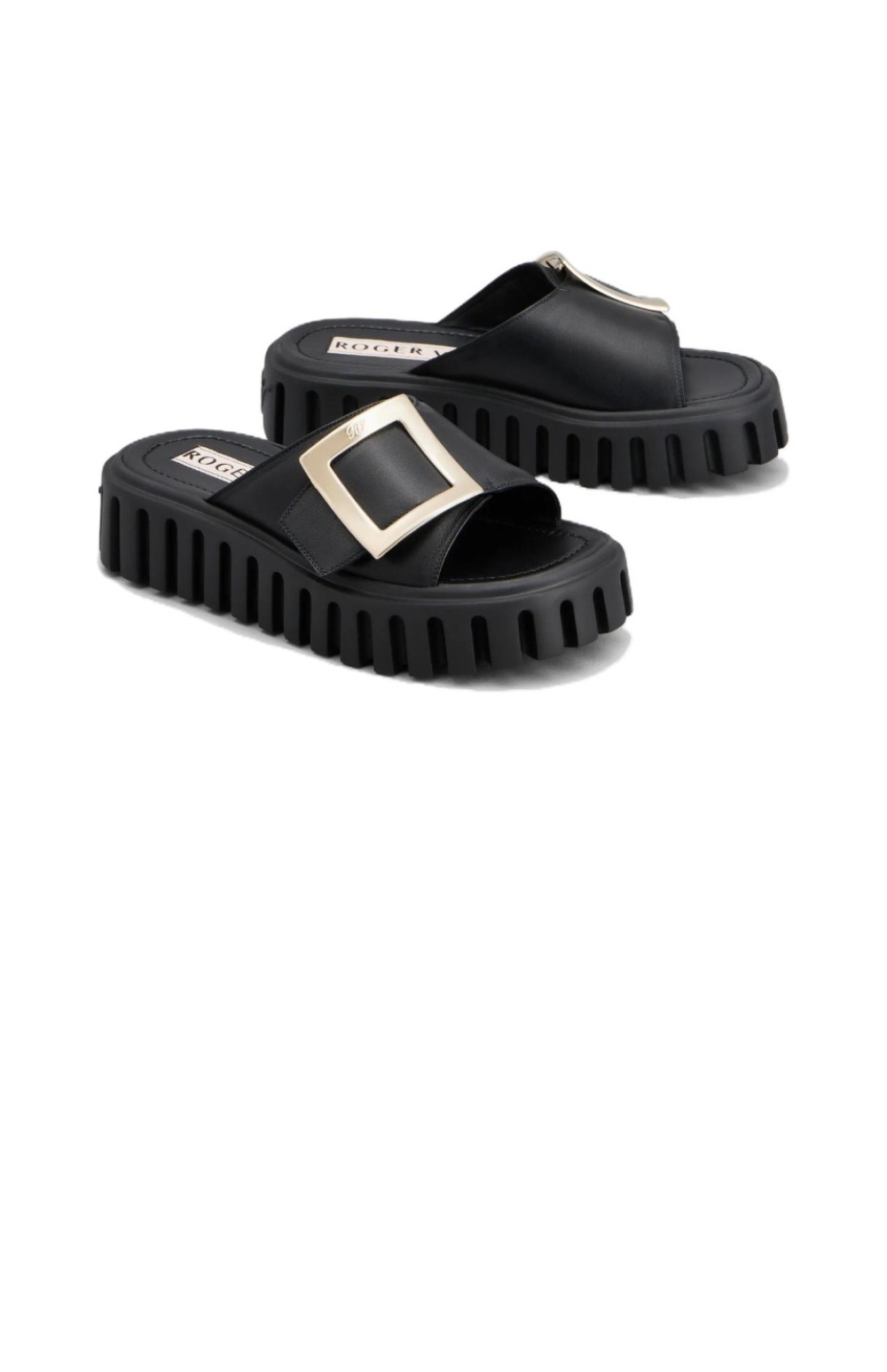 로저비비에 메탈 버클 뮬 7063