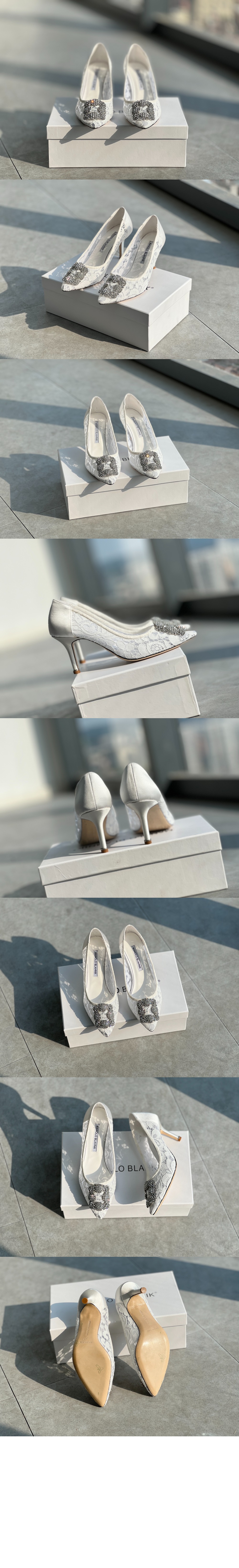 마놀로블라닉 한기시 105 쥬얼 펌프스