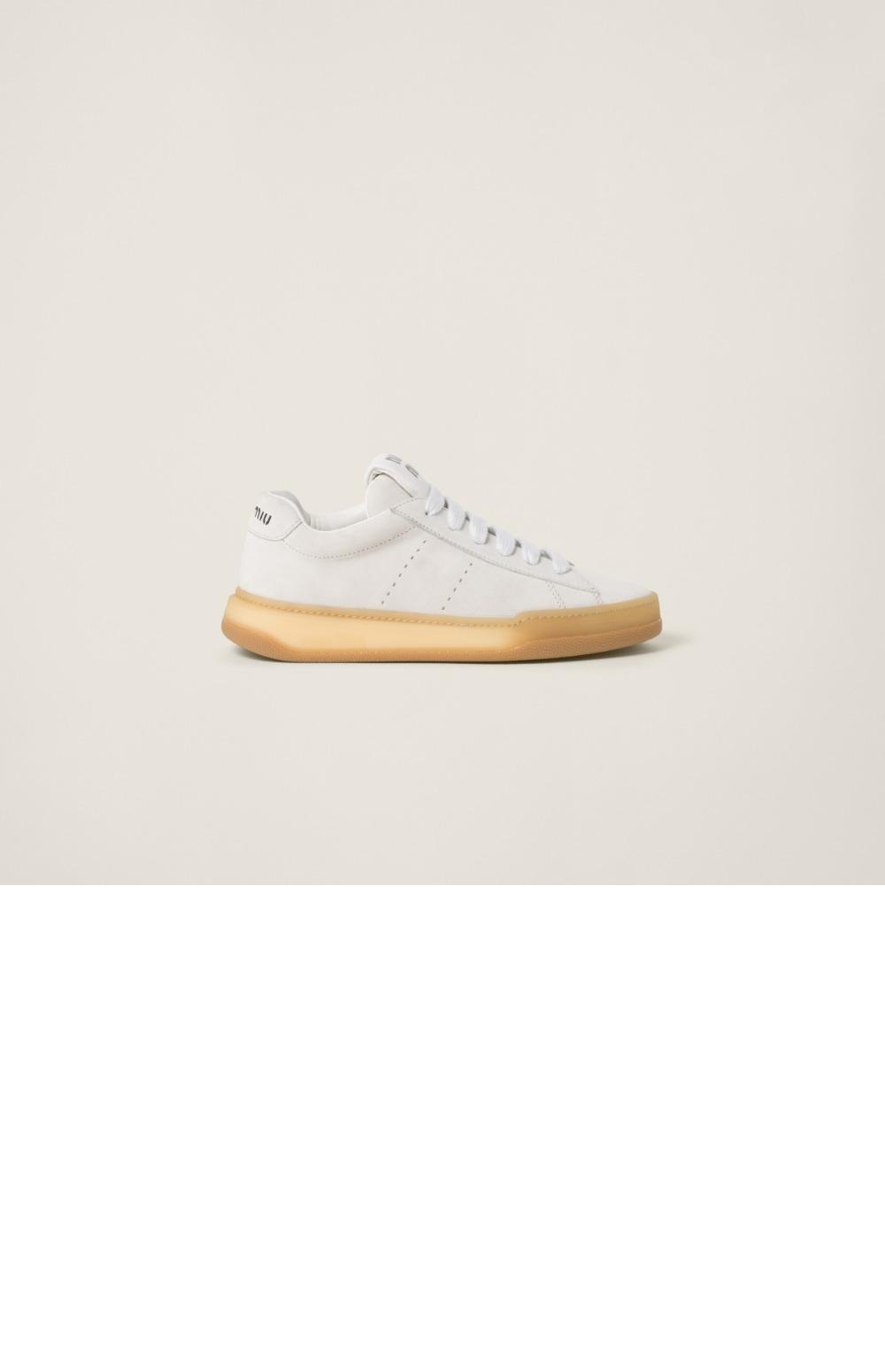 미우미우 스웨이드 스니커즈 5E916D