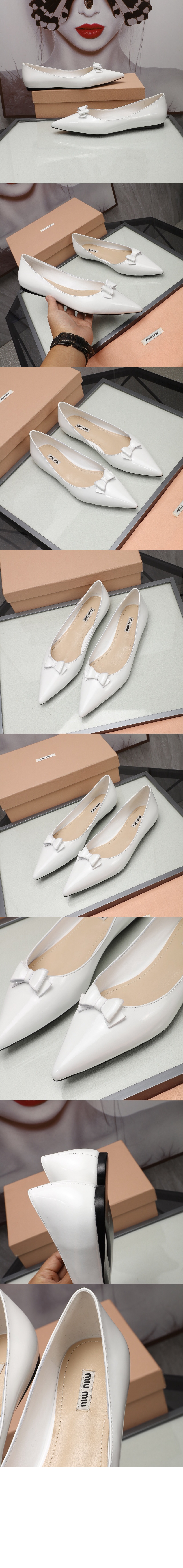 미우미우 가죽 발레리나 5F465D