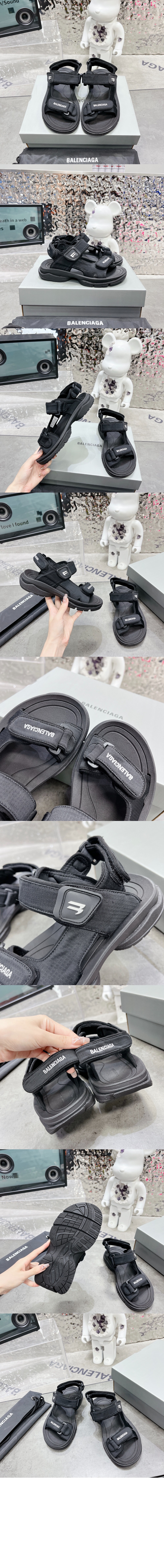 발렌시아가 트랙 터치 스트랩 샌들 706277