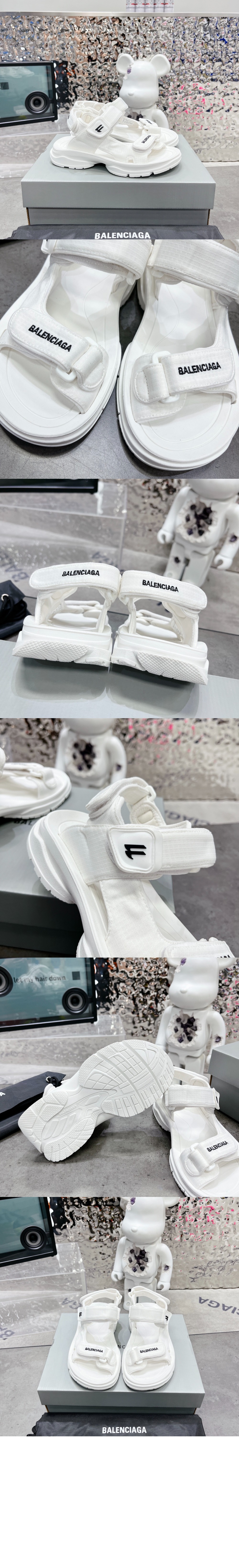 발렌시아가 트랙 터치 스트랩 샌들 706277