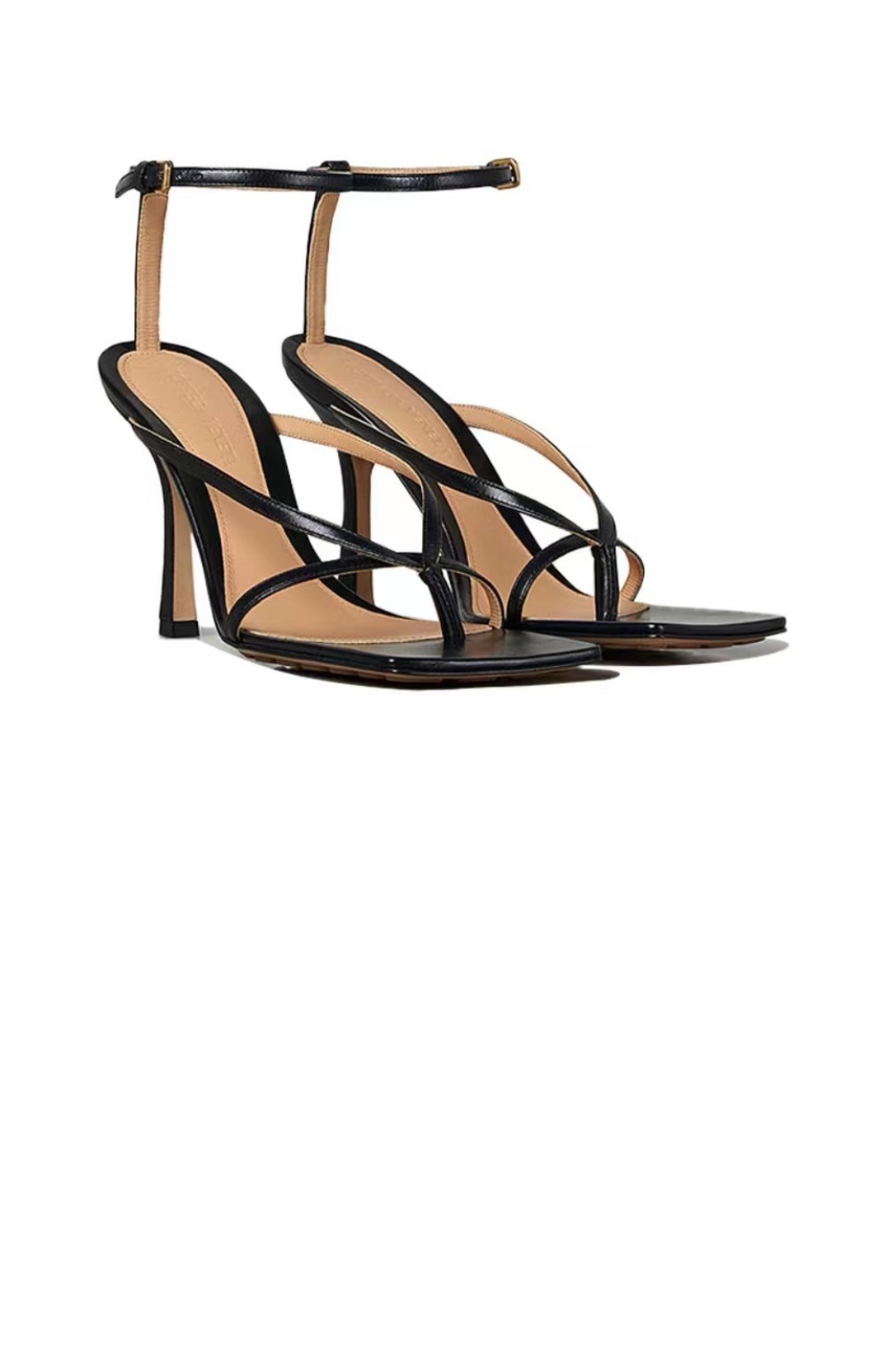 보테가베네타 스트레치 스트랩 샌들 608835