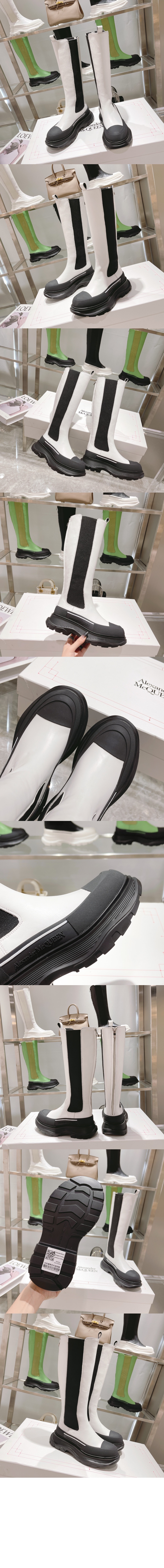 알렉산더맥퀸 트레드 슬릭 스니커즈 666410