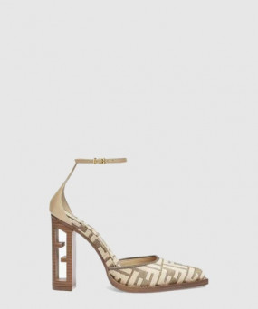 펜디 FF 레더 힐 8I8347