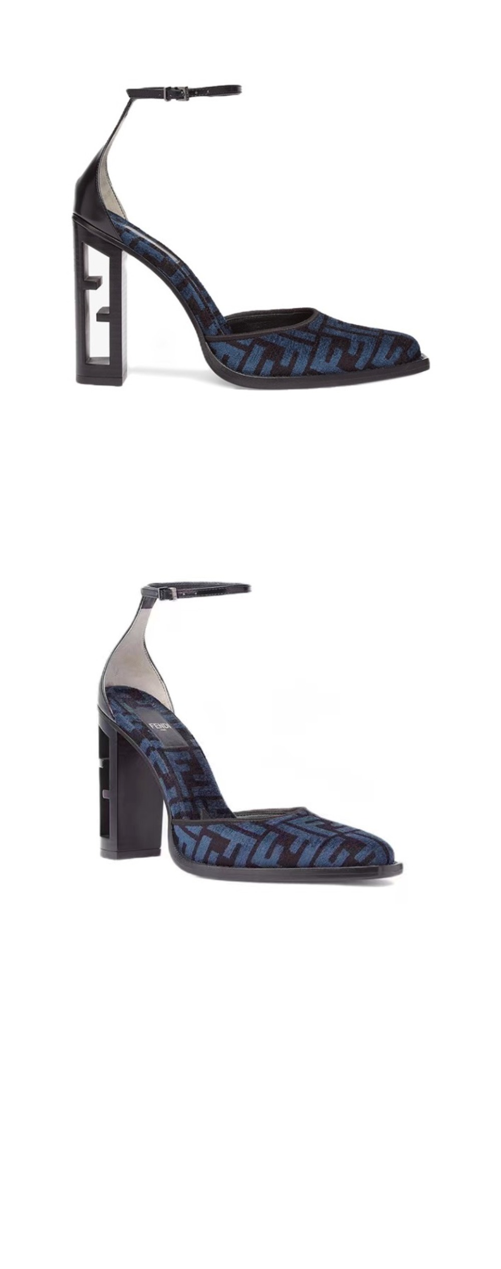 펜디 FF 자카드 펌프스 8I8347