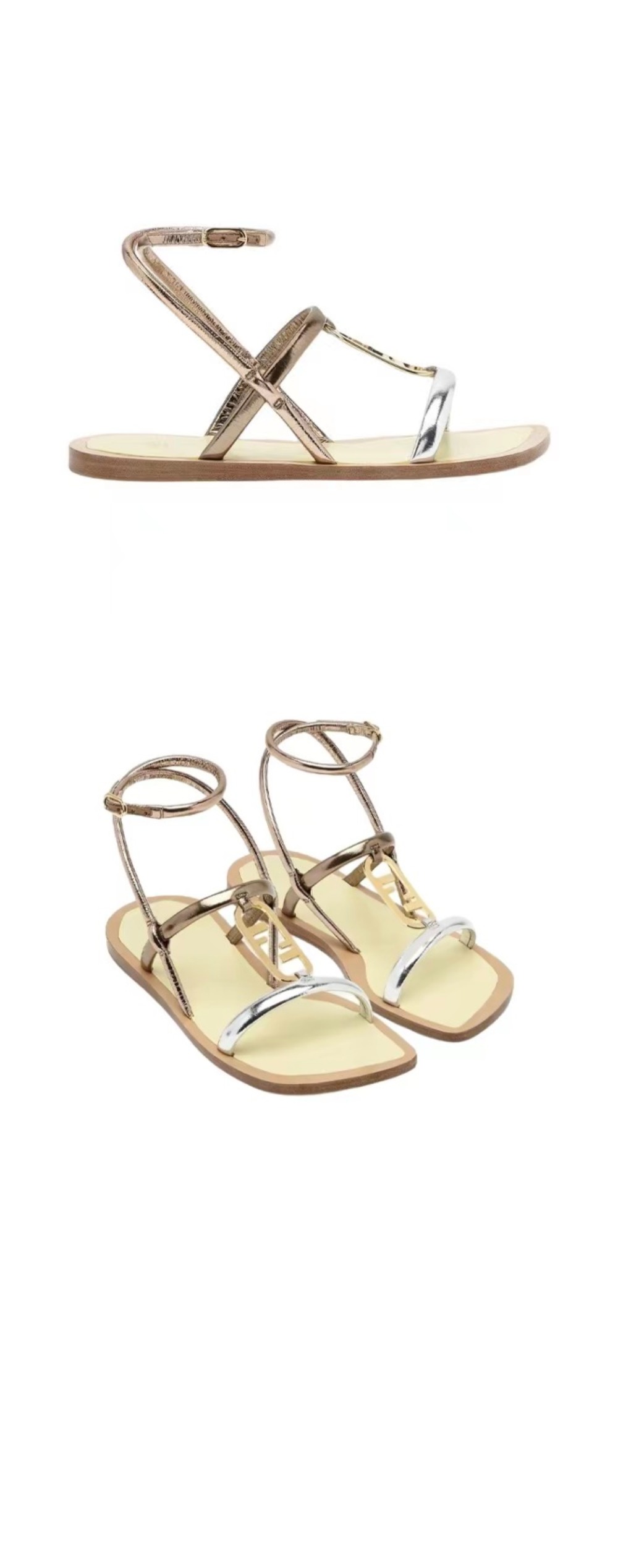 펜디 바게트 슬라이드 8X8282