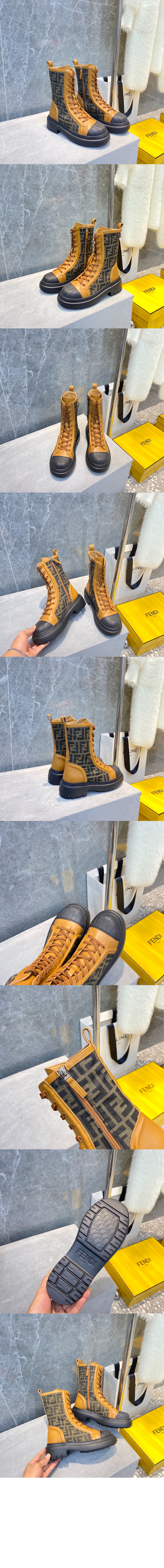 펜디 그라피 바이커 부츠 8T8381