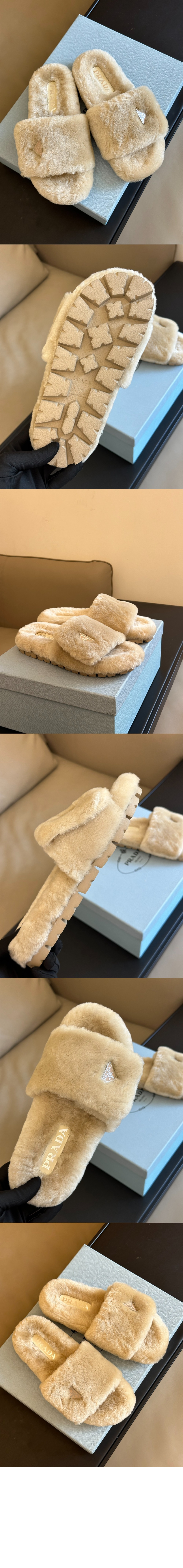 프라다 시어링 슬라이드 1XX662